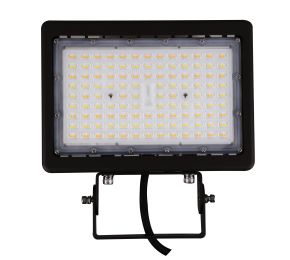 LED Flood Light | 90Watt | 7000Lm | Adjustable CCT 3000K-4000K-5000K | Yoke Mount | Bronze housing | Landscaping Light | 5 Years Warranty