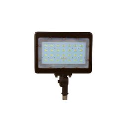 Led Flood Light | 50W | 5000K | 6200 Lumens | Knuckle Mount | Bronze Housing | Landscaping Light | 5 Years