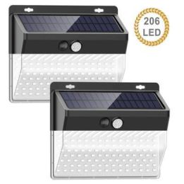 Lumina 206 LED Cluster Lights With Solar Power And Motion Sensor - 2/pack (Color: 6 - PACK)